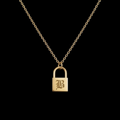 Gothic Lock Necklace