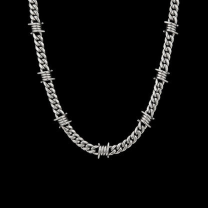 9mm Barb Wire Cuban Chain