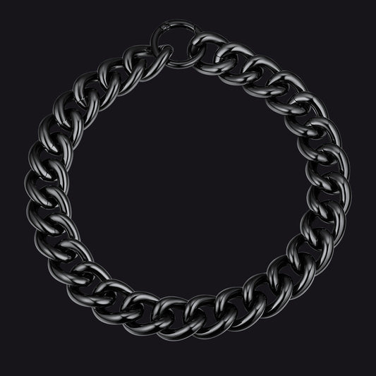 23mm Wide Chain Choker Necklace for