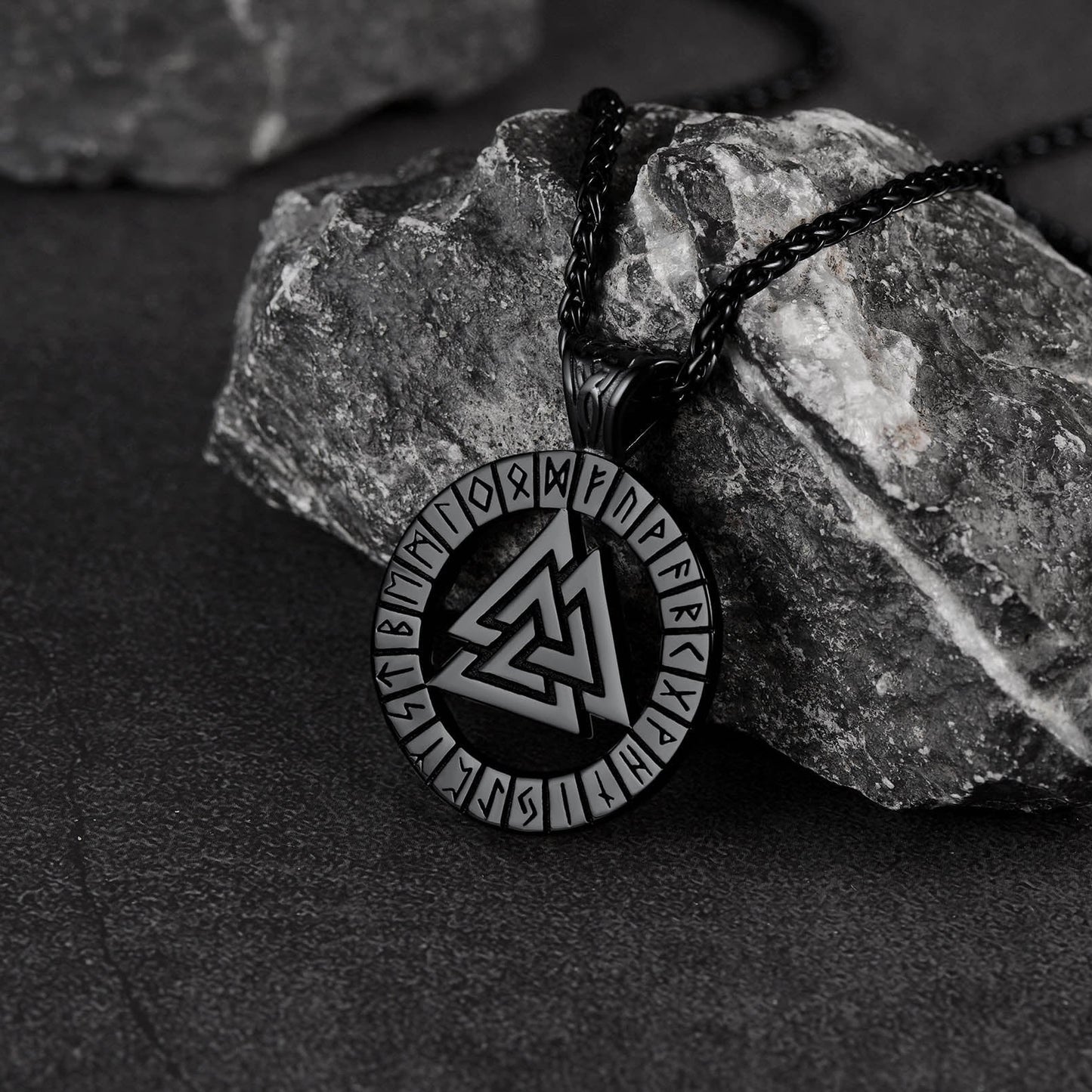 Nordic Viking Runes Celtic Pendant Necklaces for