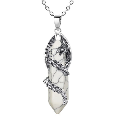 Celestial Dragonfang Crystal Necklace