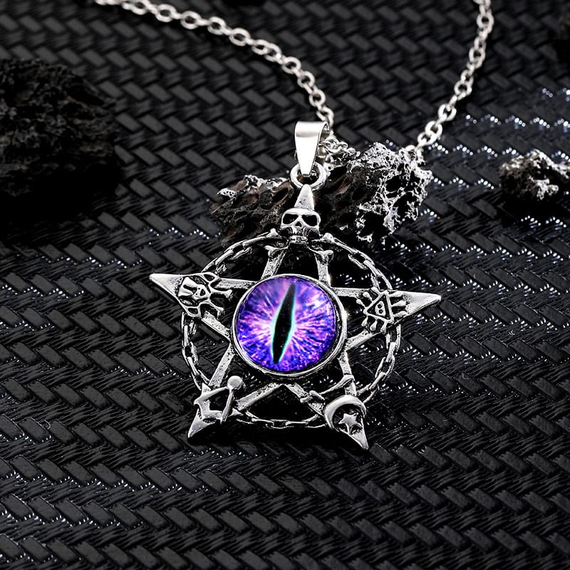 Pentacle of the Dragon���s Gaze Necklace