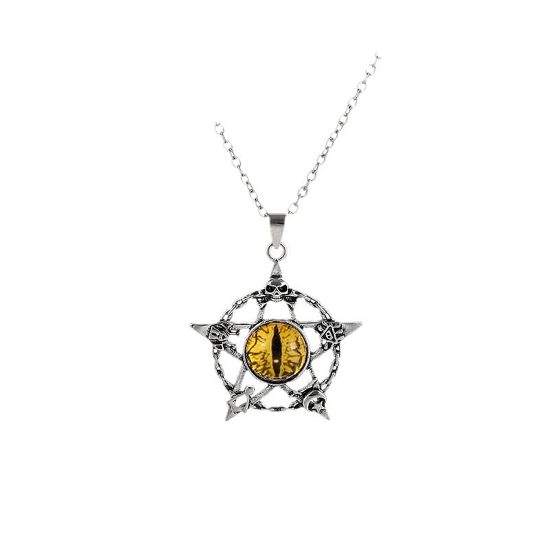Pentacle of the Dragon���s Gaze Necklace