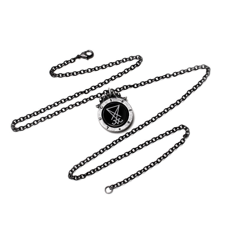 Seal of Lucifer Pendant Necklace by Alchemy Gothic