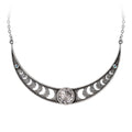 Priestess of Ishtar Crystal Moon Goddess Choker Necklace by Alchemy Gothic