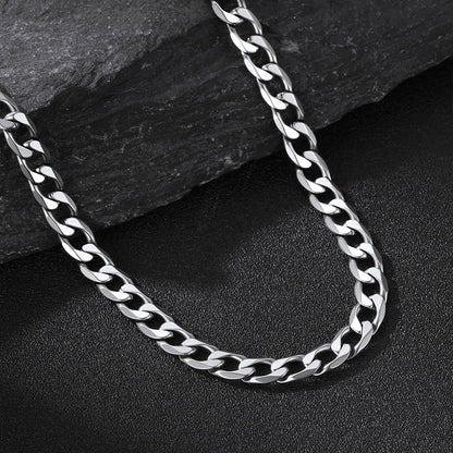 Cuban Chain & Celtic Cross Necklace Set for