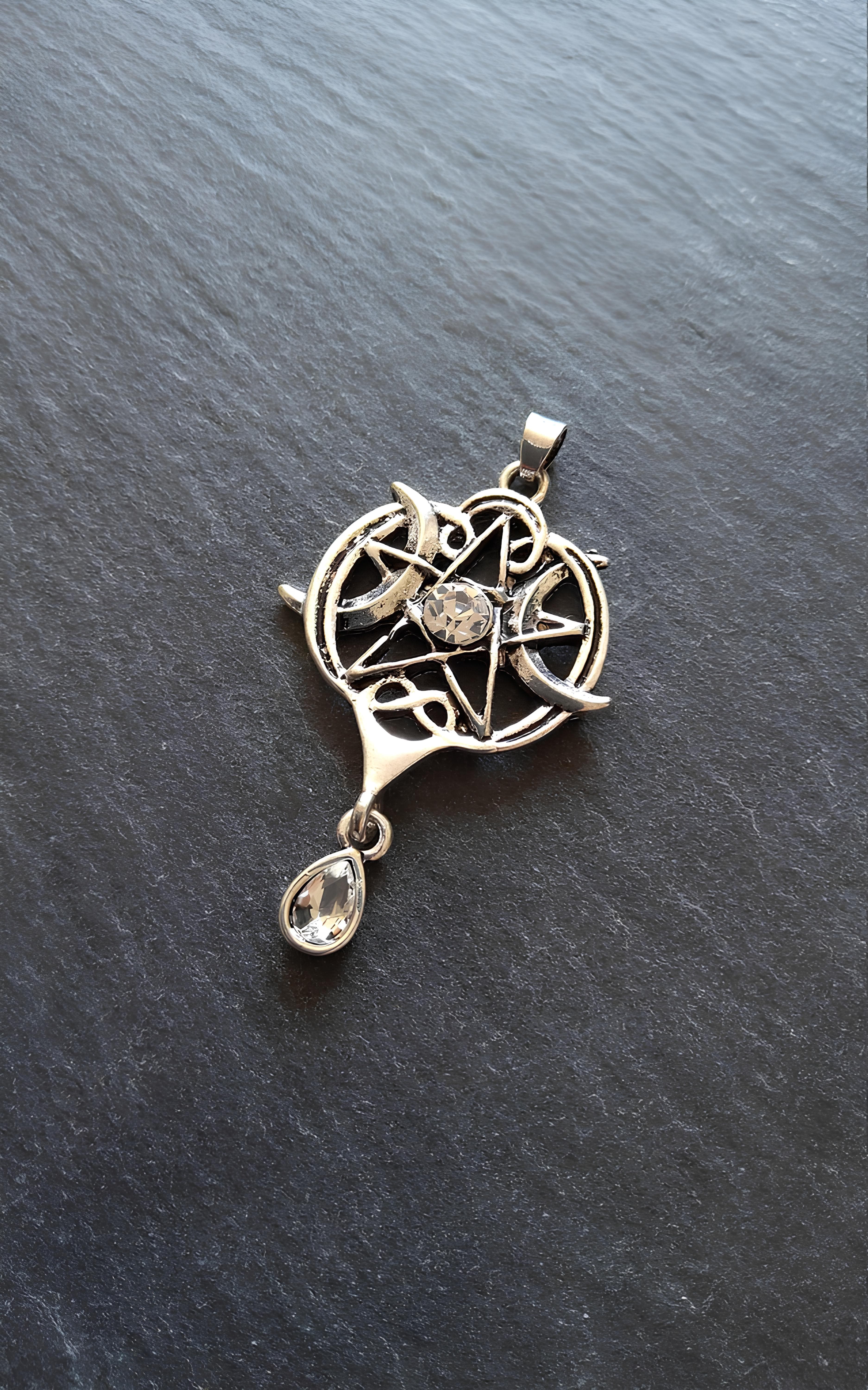 Goddess Protection Pentacle Necklace