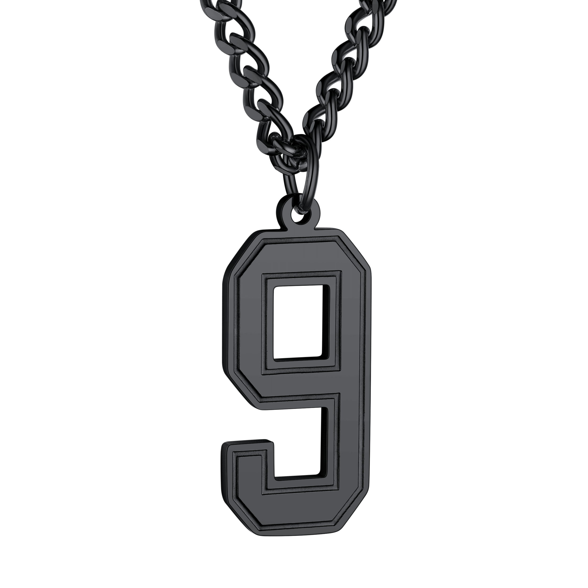 Personalized Sports Jersey Number Chain Necklace for Sport Fans