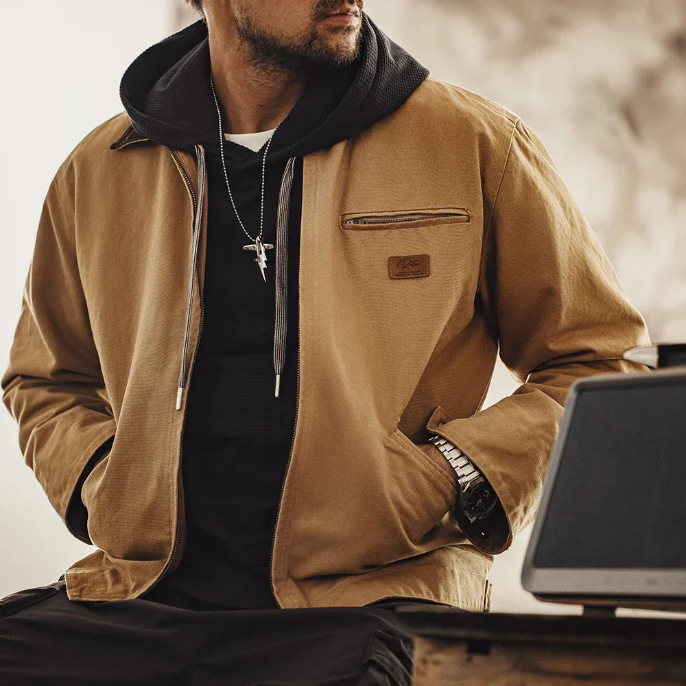 BARPINTON | Handgenähte Herrenjacke im Retro-Stil