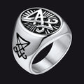 Satan Leviathan Cross Lucifer Signet Ring for