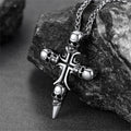 Skull Cross Necklace for Stainless Steel