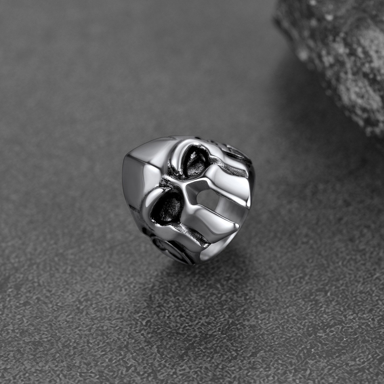Flash Stainless Steel Spartan Helmet Rings for