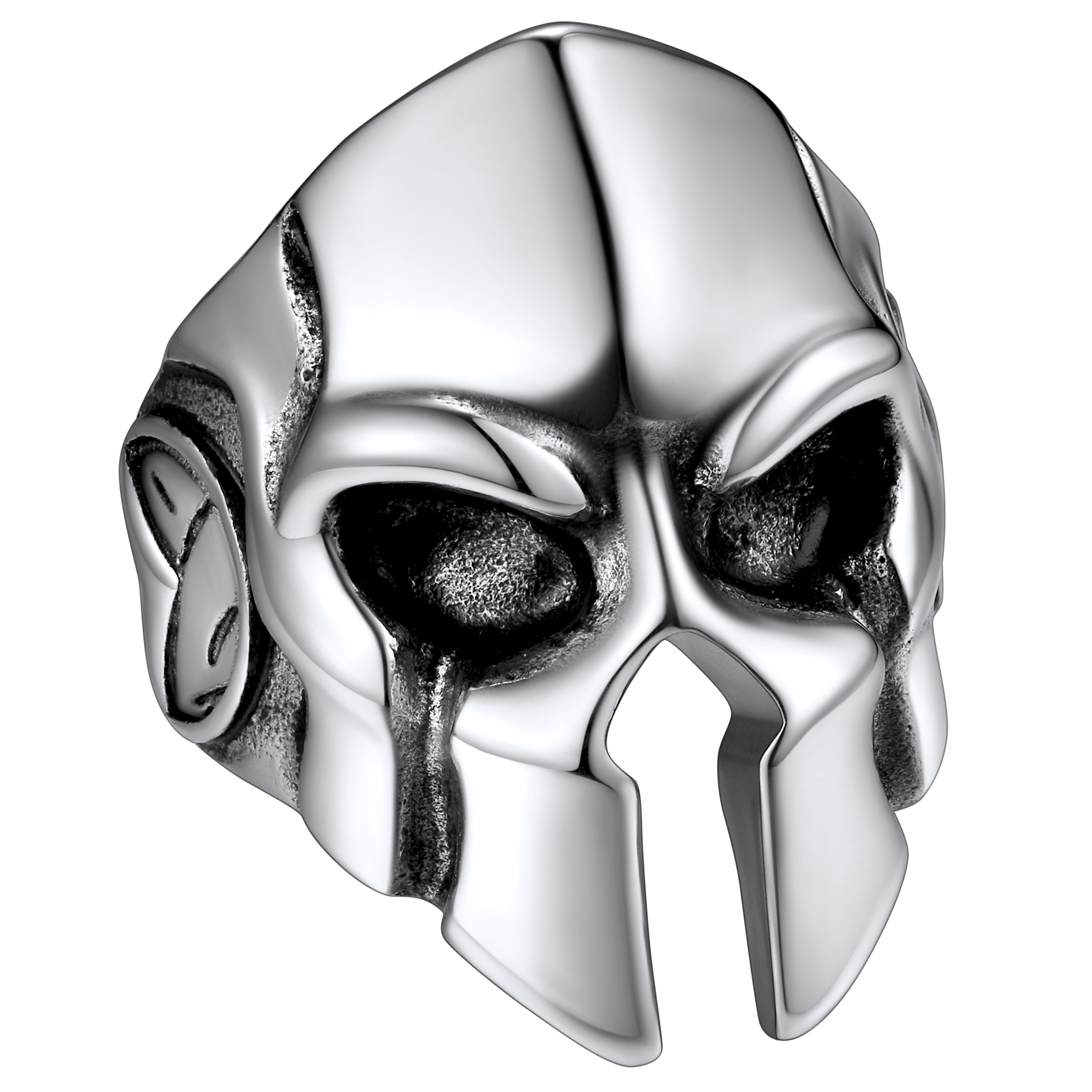 Flash Stainless Steel Spartan Helmet Rings for