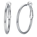 Lightweight Large Hoop Earrings for Lobster Clasp
