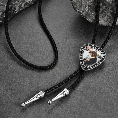 Customized Viking Heart Picture Bolo Ties for