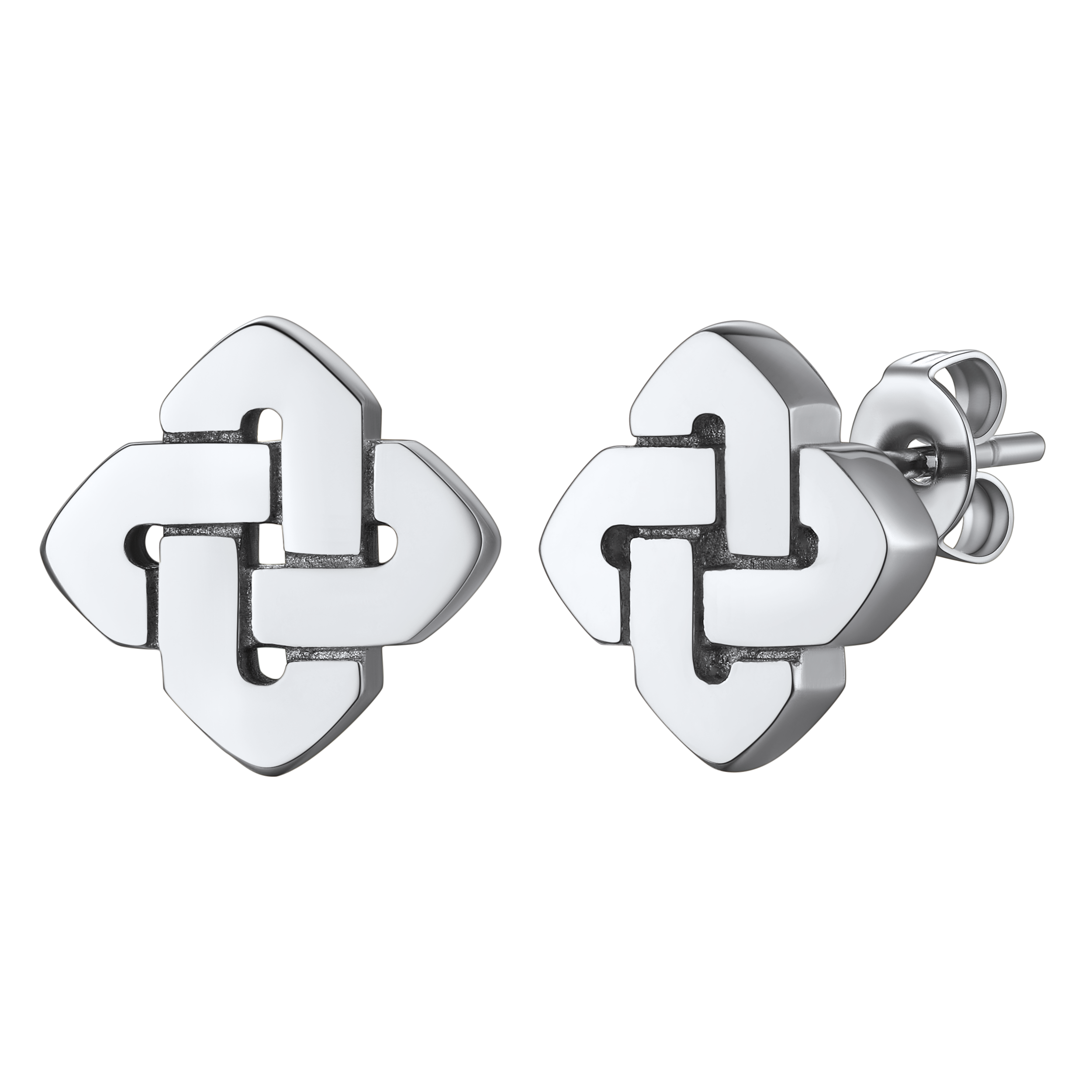 Flash Celtic Stud Earring for