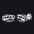 Punk Dinosaur Earrings Studs for