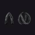 Minimalism Double Hoop Huggie Earrings for