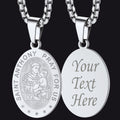 Saint Anthony Necklace Catholic Patron Saints Medal