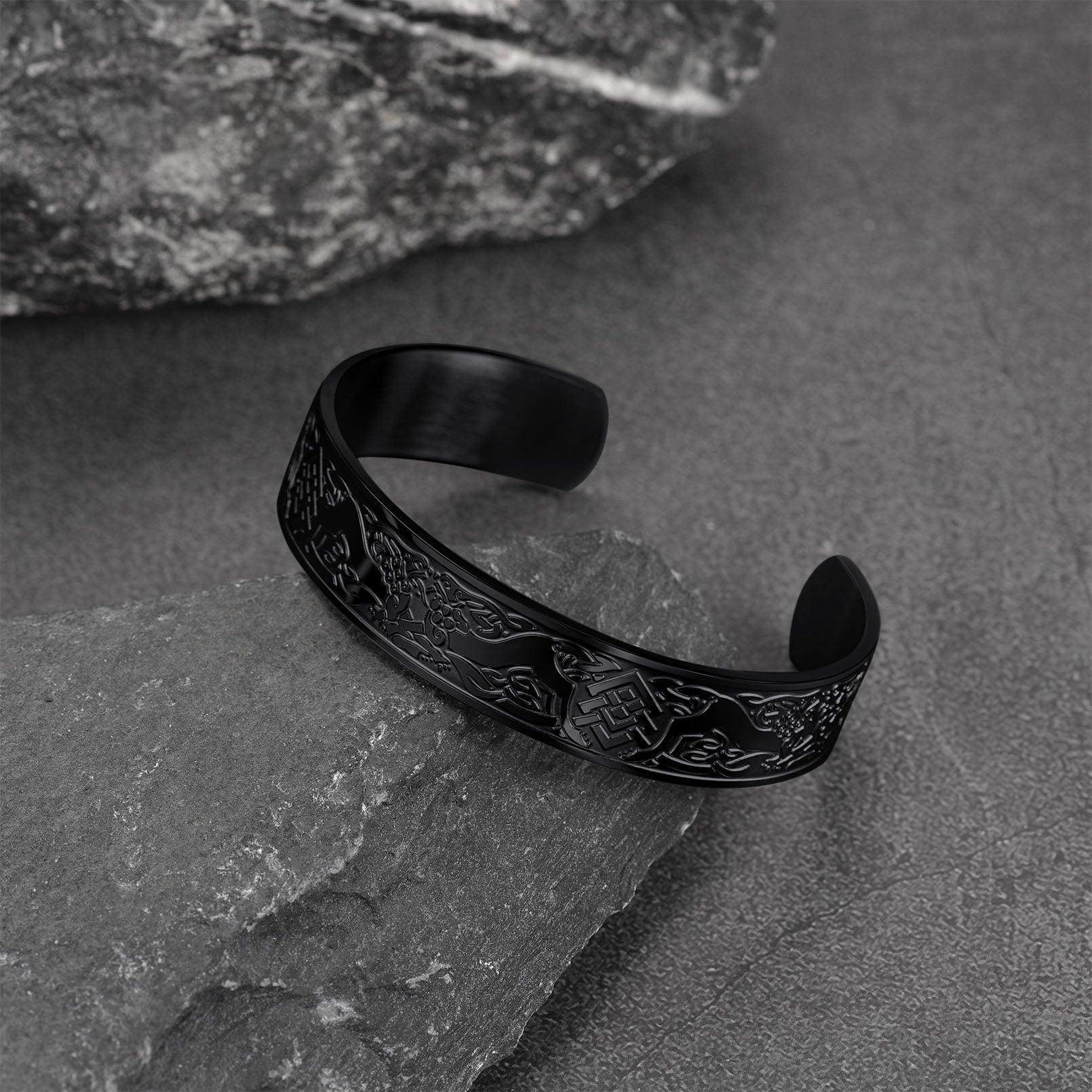 Custom Celtic Knot Cuff Bracelet Bangle for