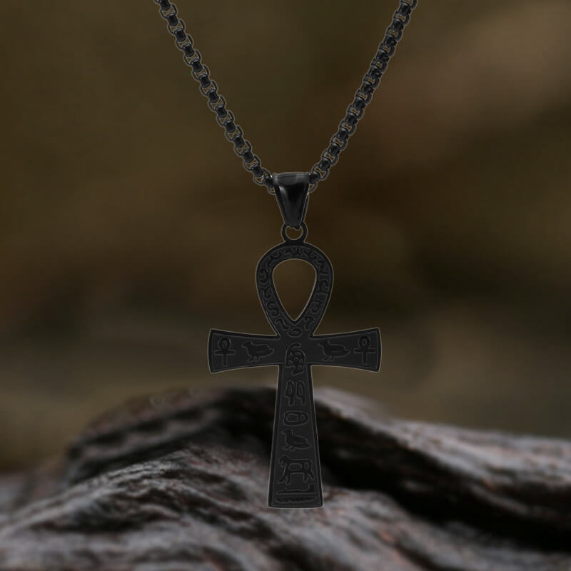 Ankh Cross Ancient Egyptian Symbol Stainless Steel Pendant