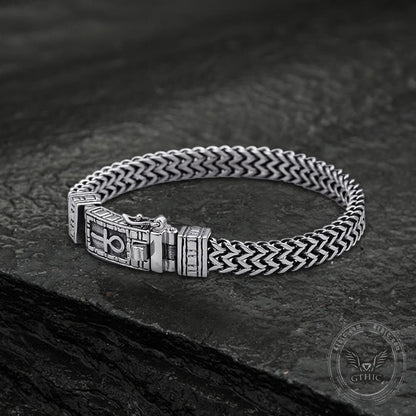 Ankh Stainless Steel Bracelet
