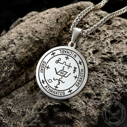 Archangel Michael Seal of Solomon Stainless Steel Pendant