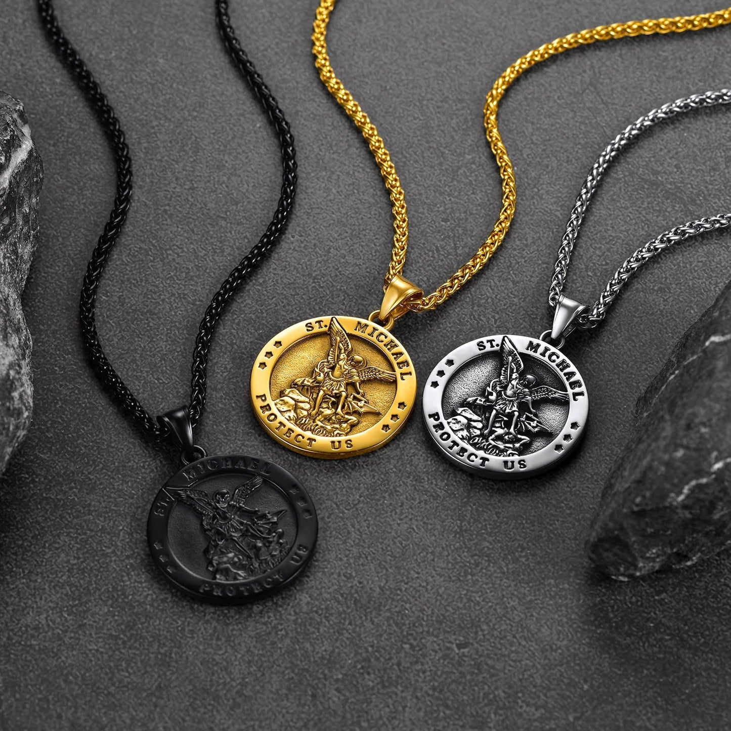Archangel St. Michael Pendant Necklace for