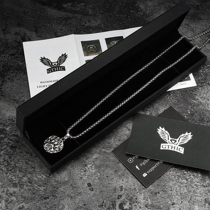 Bear Claw Amulet Stainless Steel Viking Necklace
