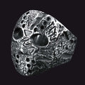 Gothic Jason Voorhees Mask Ring for