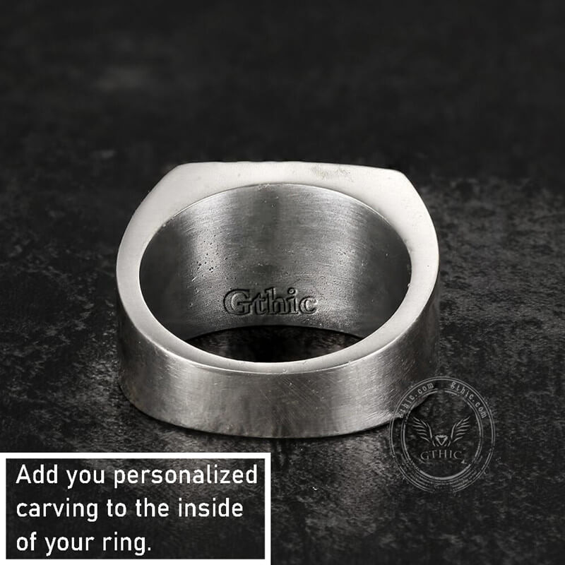 Tree of Life Viking Raven Sterling Silver Ring