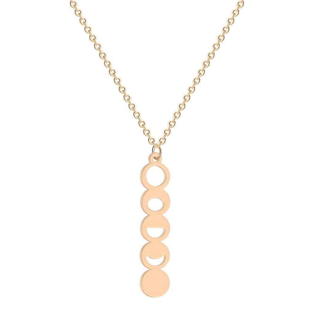 Lunar Transformation Moon Phase Necklace
