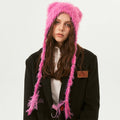 Colorful Dots Knitted Wool-blend Beanie Hat