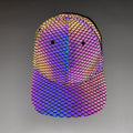Colorful Rave Polyester Reflective Cap