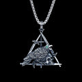 Corvus Corax Skull Pendant