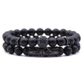 Couple Round Bracelets With Ball in Punk Style / Jewelry Pulseras