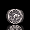 Customizable Buffalo Nickel Coin Sterling Silver Ring