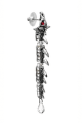 Dragontine Crystal Spine Earring With Swarovski Details