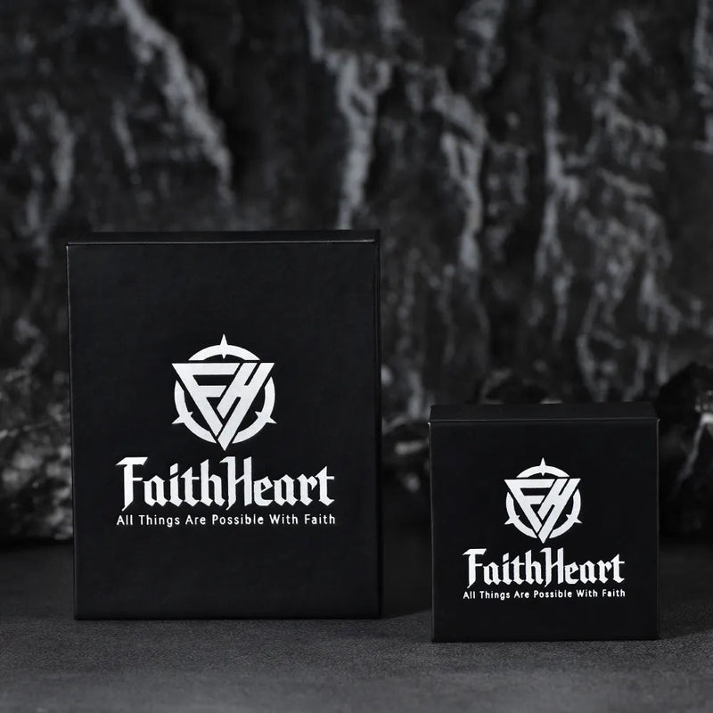Faithheart Viking Raven Cuff Bracelet Bangle for