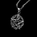 Entwined Snake Pentagram Pendant
