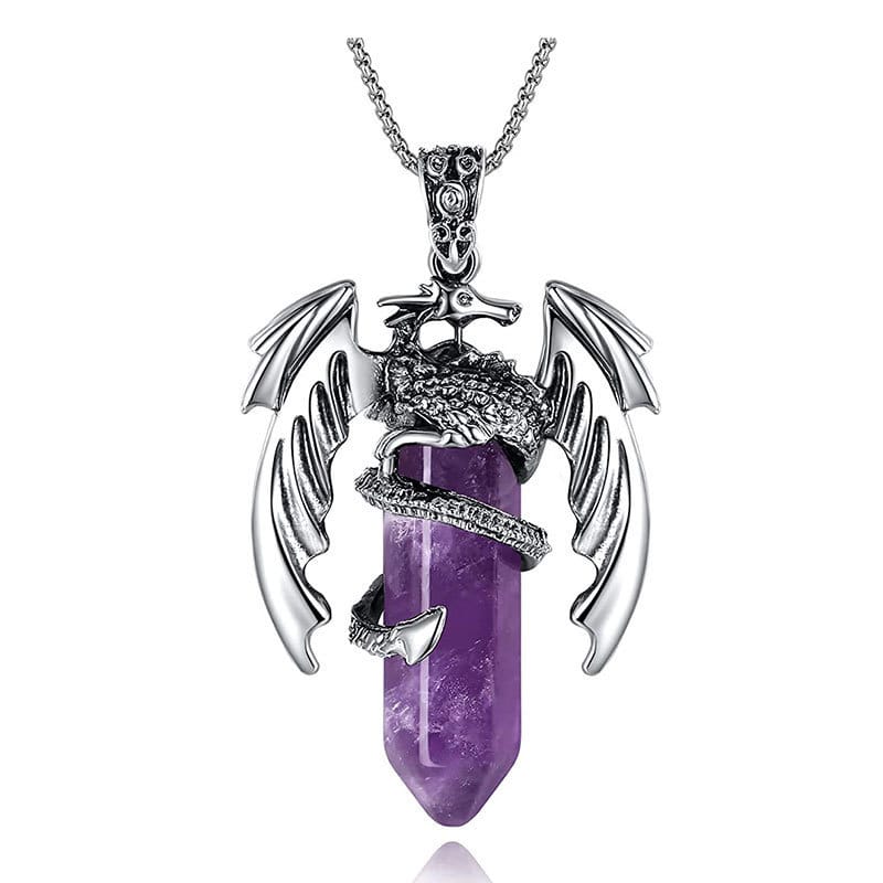Wyrm���s Embrace Crystal Necklace