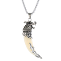 Pendant Wolf Tooth for and / Alternative Jewerly