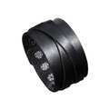Wide Leather Bracelet / Punk Style Bangles for and