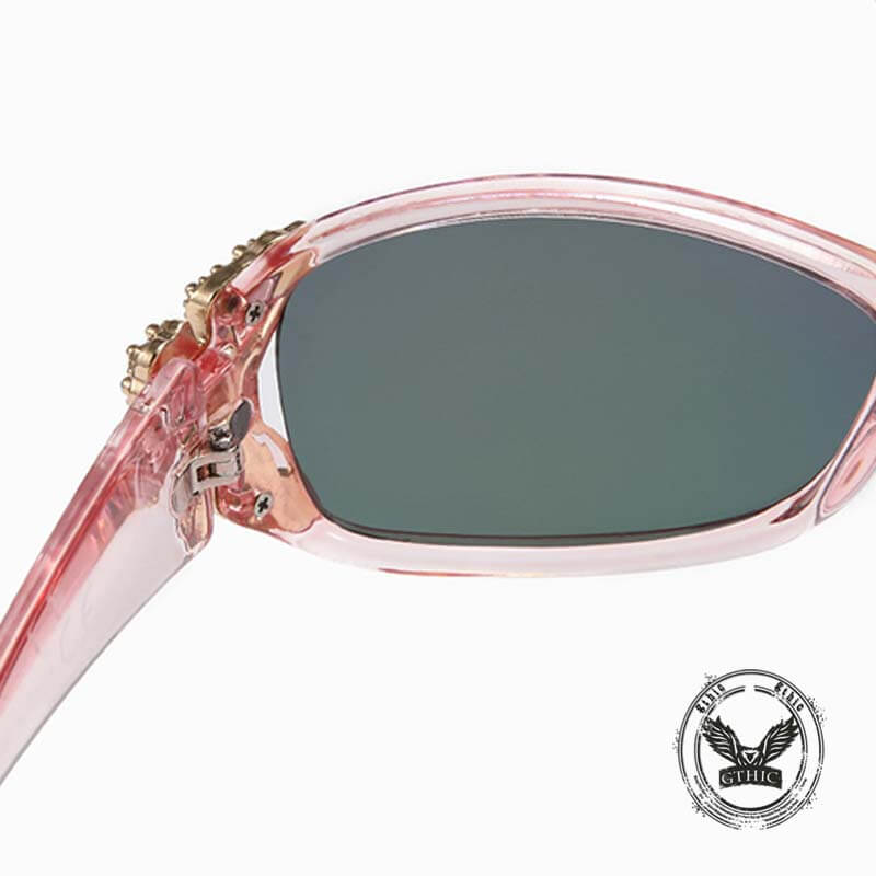 Butterfly Decorated Polarized Pc Sunglasses
