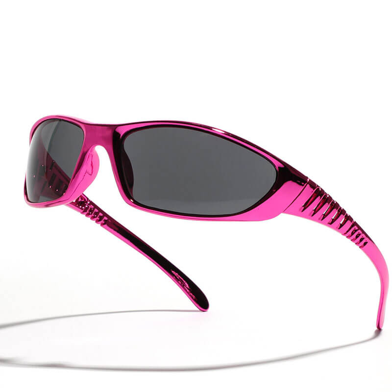 Fashionable Y2k Colorful Hollow Uv-proof Pc Sunglasses