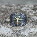 Feather Star Stainless Steel Ring