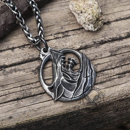 Fenrir Wolf Stainless Steel Animal Pendant