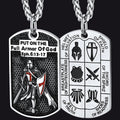 Knights Templar Dog Tag Necklace