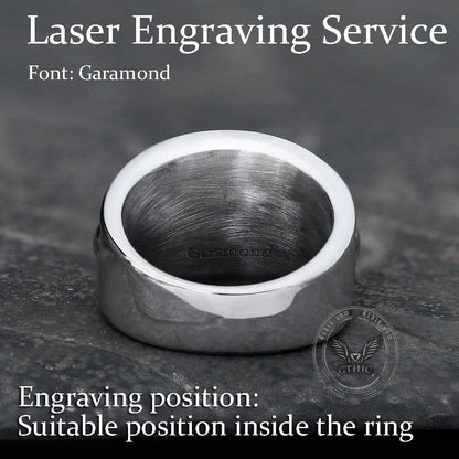 Five Skulls Stainless Steel Ring