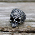 Pattern Skull Head Stainless Steel Ring